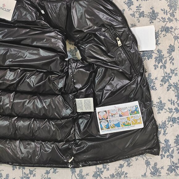 Moncler Black Concealable Hooded Vest - Picture 8 of 11